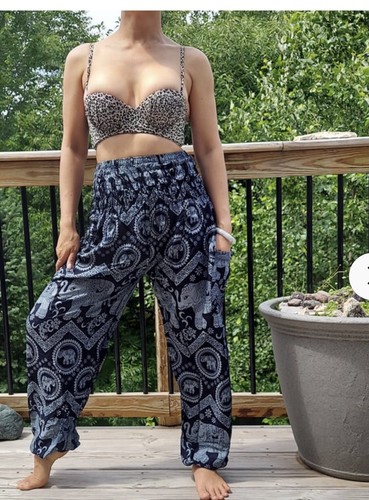 Women's Boho Harem Pants Baggy - Boho 