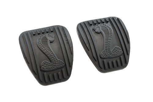 Pastillas de goma de embrague y pedal de freno Ford Mustang SVT 1994-2004 con logotipo Cobra Snake - Imagen 1 de 4