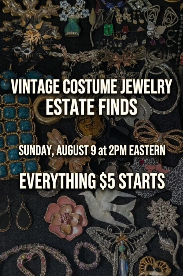Vintage Costume Jewelry Estate Finds - $5 Starts
