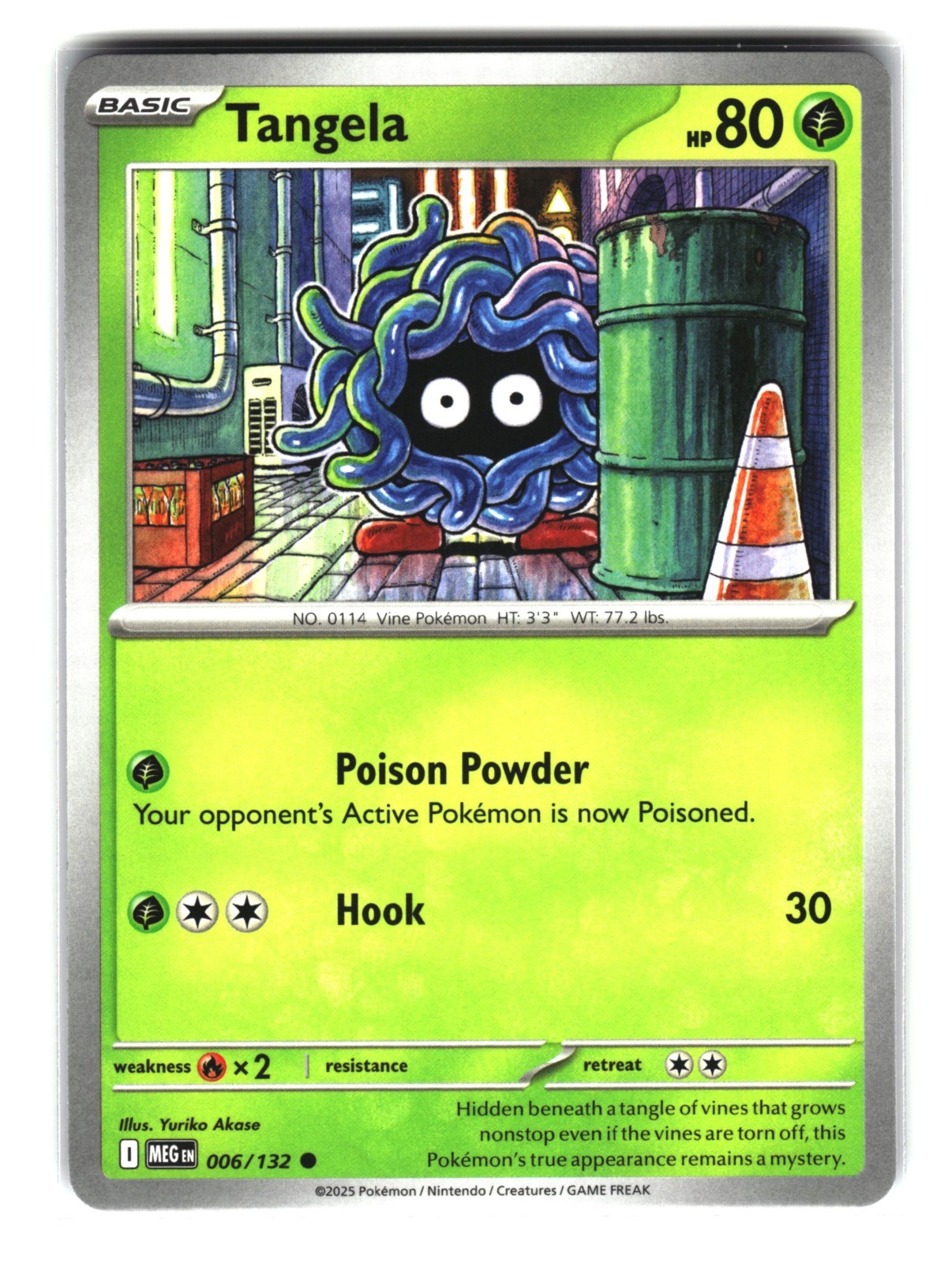 Tangela 006/132 Pokemon Card Common Grass Basic
