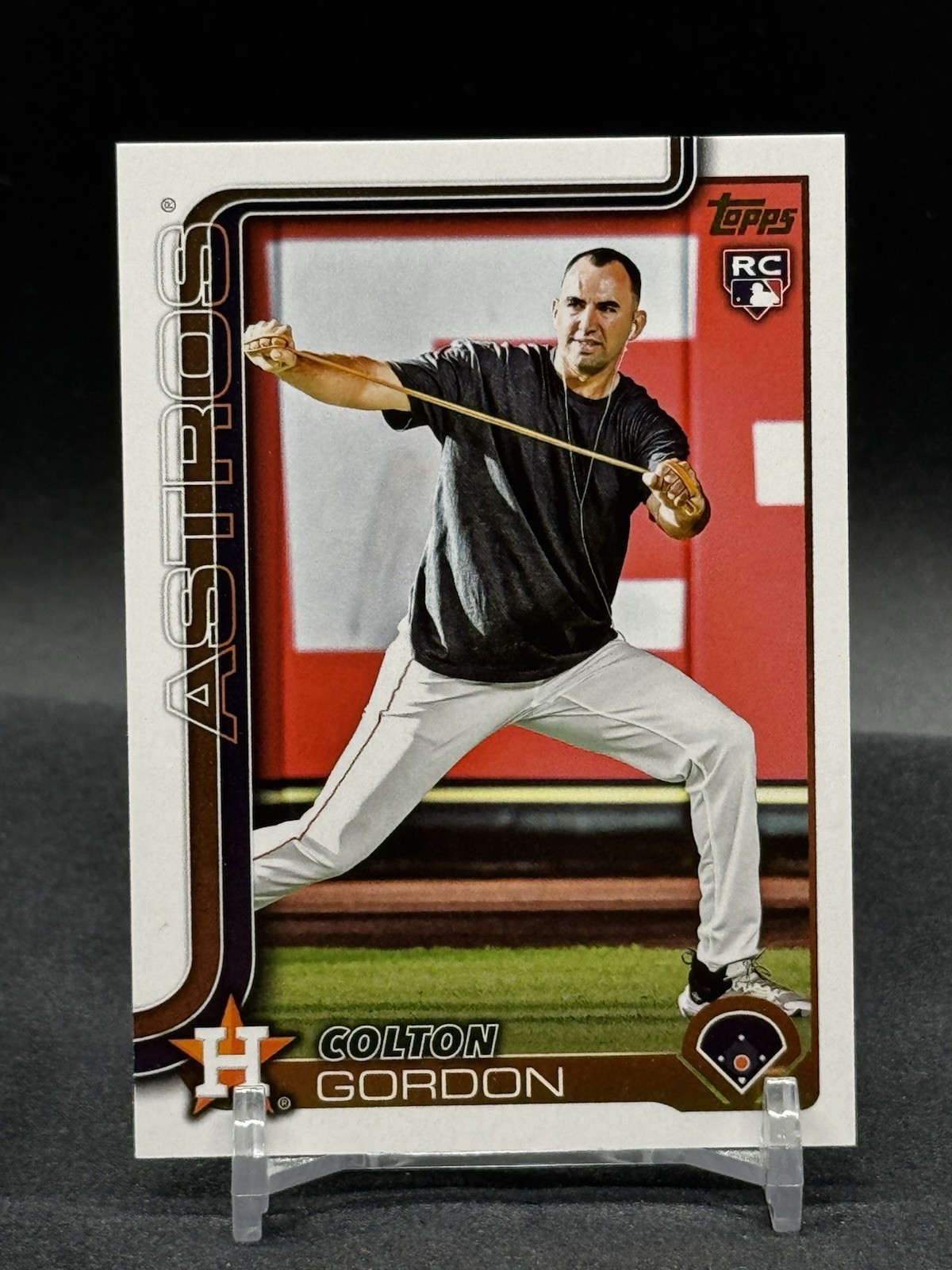 2025 Topps Update Series Colton Gordon (RC) Golden Mirror Image - Astros #US157