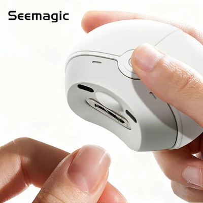 Seemagic Upgraded Fully Automatic Electric Nail Clippers 2-in-1 Grinder One-Clic