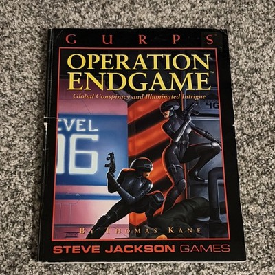 Steve Jackson Games GURPS Operation Endgame 1993 SJG65128 Recommended Age 12+