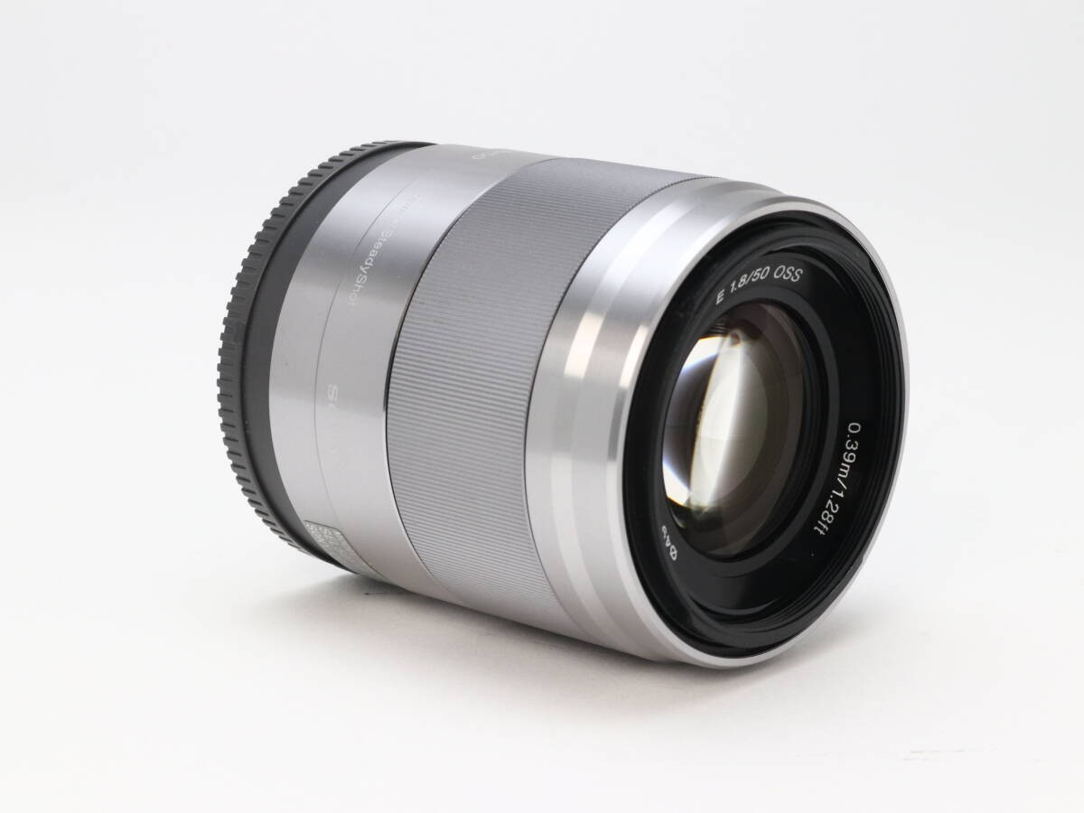 Excellent】Sony α E 50mm F1.8 OSS SEL50F18 Silver from Japan