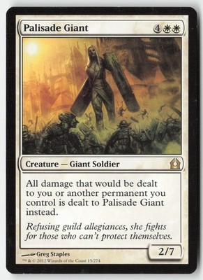 MTG - Palisade Giant #15 - Regular - RTR Return to Ravnica