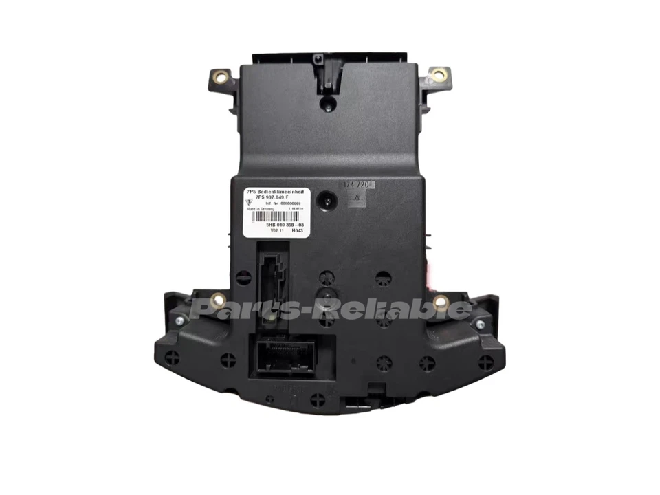 Interruptor de control de clima de calefacción de aire acondicionado trasero para Porsche Cayenne Turbo 958 2011-2014 Foto 2 de 2