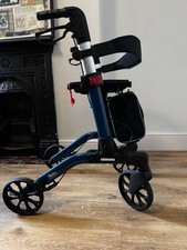Alerta ALT-R006 Folding Rollator Walker – Blue – Excellent Condition