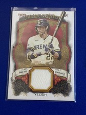2024 Topps Allen & Ginter Baseball Relic Rookie Card #AGR-CY Christian YELICH. rookie card picture