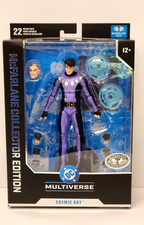 McFarlane DC Multiverse Cosmic Boy Figure Platinum Collector Ed. Box Not Mint