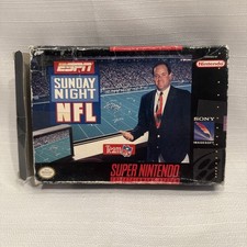 ESPN Sunday Night NFL - SNES Super Nintendo - Cart & Box, Tested, Working