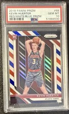 Kevin Huerter 2018 Panini Prizm Red White Blue #68 Rookie RC PSA 10 GEM Mint