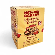 Nature's Bakery Oatmeal Crumble Strawberry Bars - 20 Count
