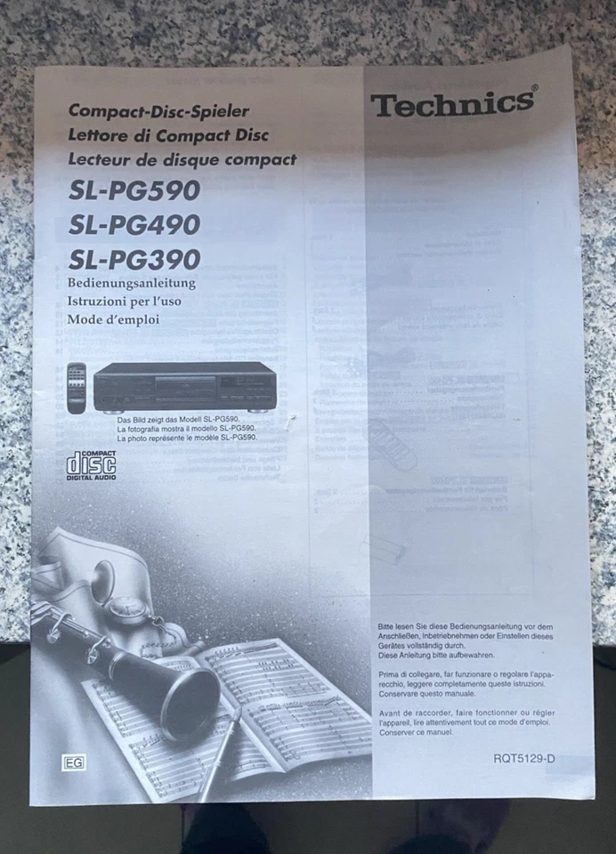Technics SL-PG590 Compact-Disc-Spieler, CD Player - Bild 4 von 4
