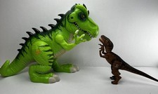 Jurassic World Playskool Heroes JW Roaring T-Rex JP Jurassic Park Velociraptor