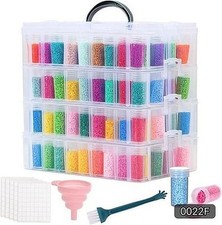 Diamond Painting Storage Container QUEFE 4-Tier 200-Slot Organizer R033
