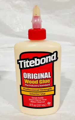 Titebond Original Wood Glue 5063, Industry Standard for Woodworking, 8 oz