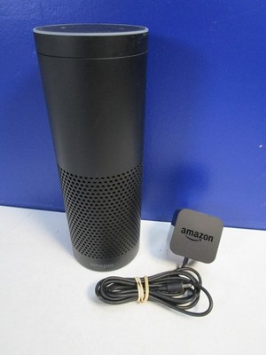 funktionierender AMAZON ECHO 1. GENERATION SMART SPEAKER ALEXA schwarz SD705DI