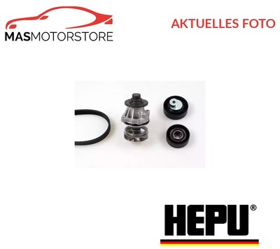 WASSERPUMPE + KEILRIPPENRIEMENSATZ HEPU PK04720 I NEU OE QUALITÄT