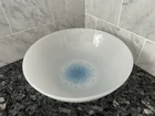 Vintage Fire King Blue Mosaic 8'' Vegetable Bowl USA