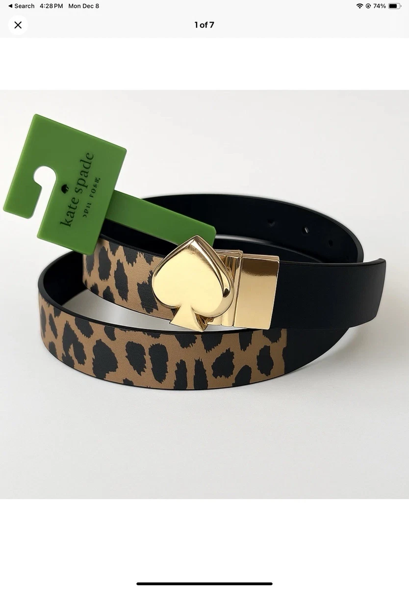 kate spade new york Leather Black Belts for Women for sale  display picture 1