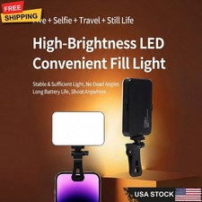 Portable High-Brightness LED Phone Fill Light for Live Streaming  Selfies
