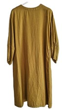 Nest Robe Saffiran Linen Dress Amish Style Used Summer 80cm-Shipping from Japan