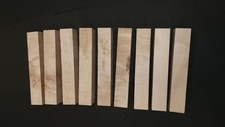 Figured Maple No.4 Wood Blanks 178 30 30mm 9 pcs 
