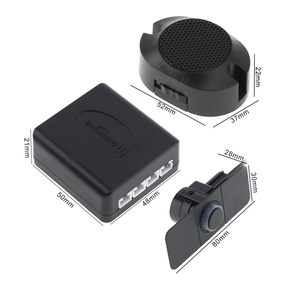 Parking Sensors Car Reverse Backup Radar System Original Flat Sensors with Wings - Image 3 of 4