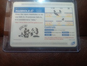 Nintendo e-Reader - Game and Watch Card Only - Manhole 2002 - Expo Promotional 
