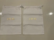 Authentic Dior Shoe Bags Storage/Travel/Dust NEW 9” X 13”NEW