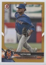 2018 Bowman Draft Gold 19/50 Justin Dunn #BD-178 02v3