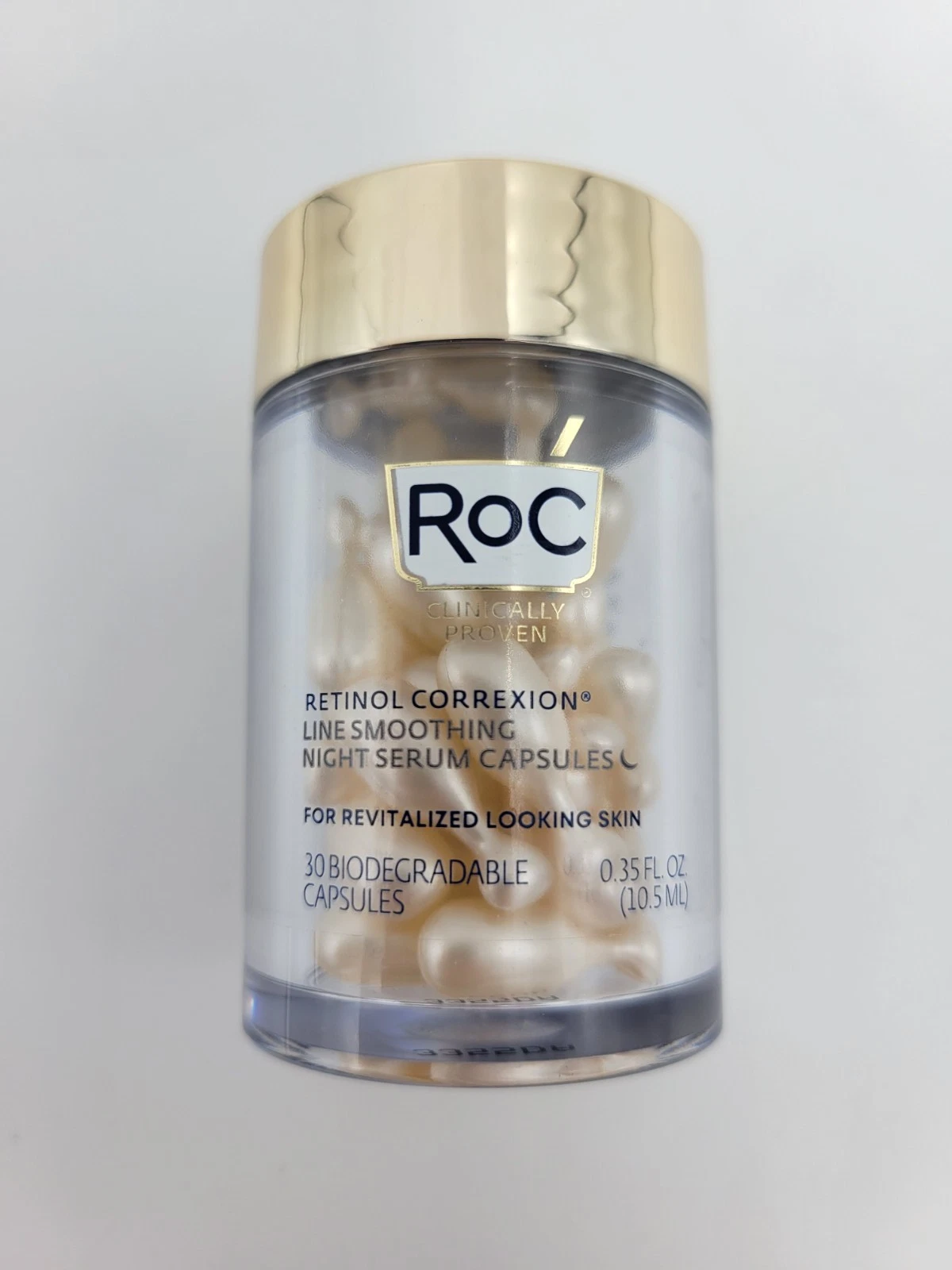 RoC RETINOL CORREXION Line Smoothing Night Serum - 30 Capsules NEW