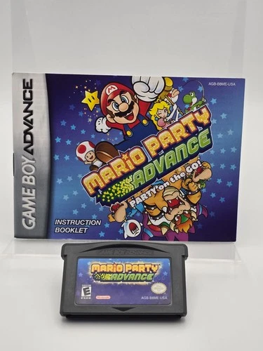 New ListingMario Party Advance GBA (Game Boy Advance, 2005) Tested Cartdridge & Manual