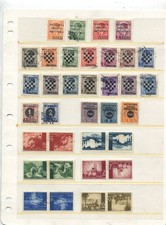 Croatia...Collection of early stamps with many better. MH and used  (A1248)