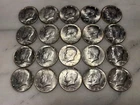 20 Kennedy 1968 D Half Dollars 40% Silver Very Good Condition # 24
