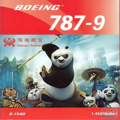 PHX1556 1:400 Phoenix Model Hainan Airlines Boeing 787-9 REG #B-1540 ''Kung Fu