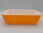 Vintage Pyrex Orange 1.5 Quart Refrigerator Casserole Dish #0503 No Lid