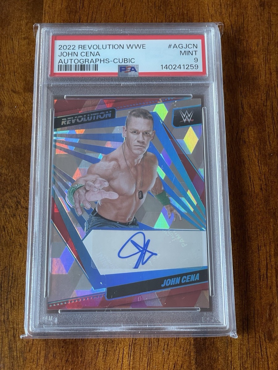 2022 Panini Revolution WWE - Autographs John Cena #AG-JCN Cubic 