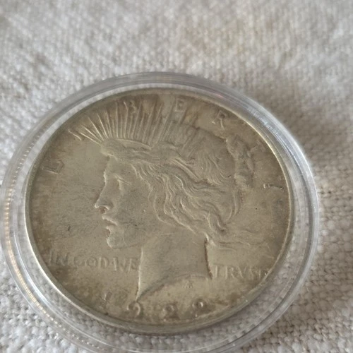 1922 U.S. $1 Peace Silver Dollar Circulated Business Strike Uncertified