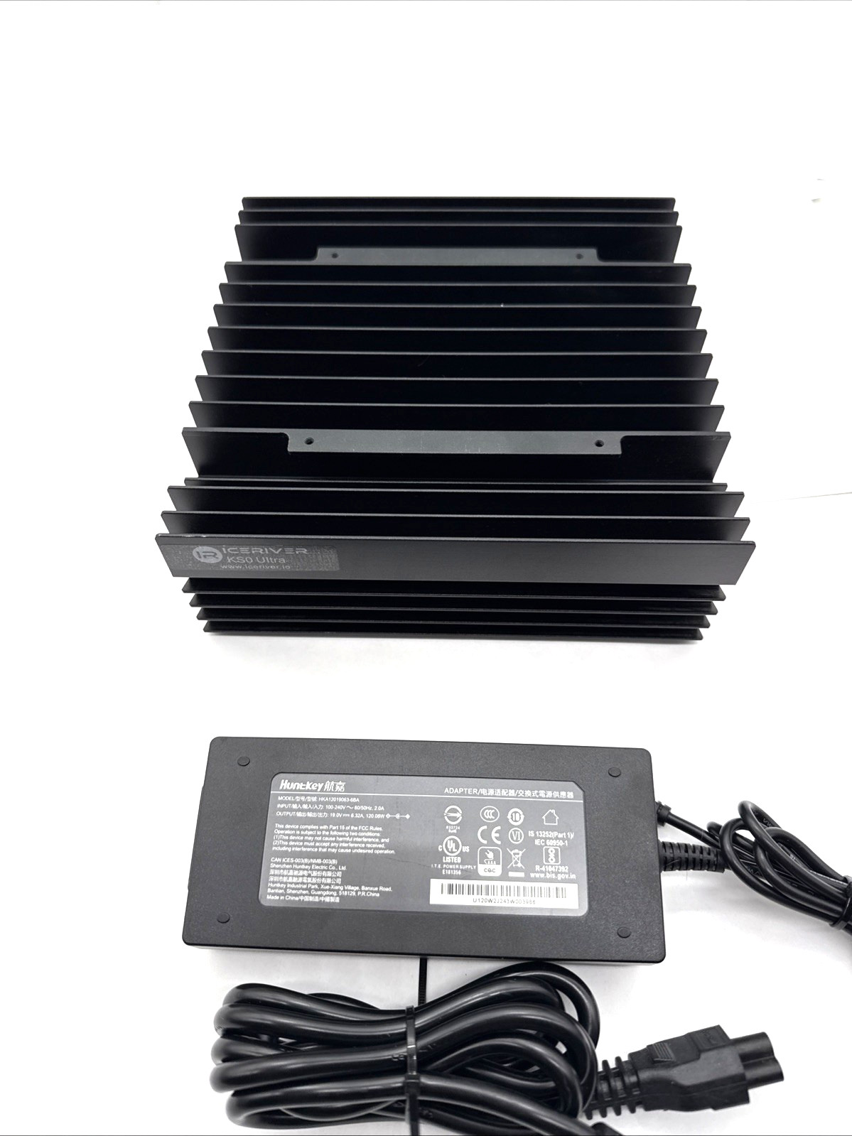 Iceriver KS0 ULTRA KASPA KAS Miner 400Gh/s 100W with Power Supply Tested #02