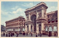 MILANO ITALY FACCIATA DELLA GALLERIA VITTORIO EMANUELE II