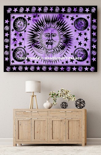 Tapisserie Murale Vintage Arabian Nights - Abduction Sérail - Lune Et étoiles (Occasion)