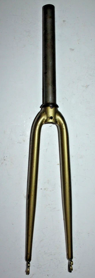 Touring Road Bike Fork 700c 11/8" Threadless 240mm 1170g Gold Hybrid USA Ship - Image 2 of 4