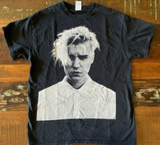 Justin Bieber Purpose Tour 2017 Concert T-Shirt Tour Dates on Back Size M
