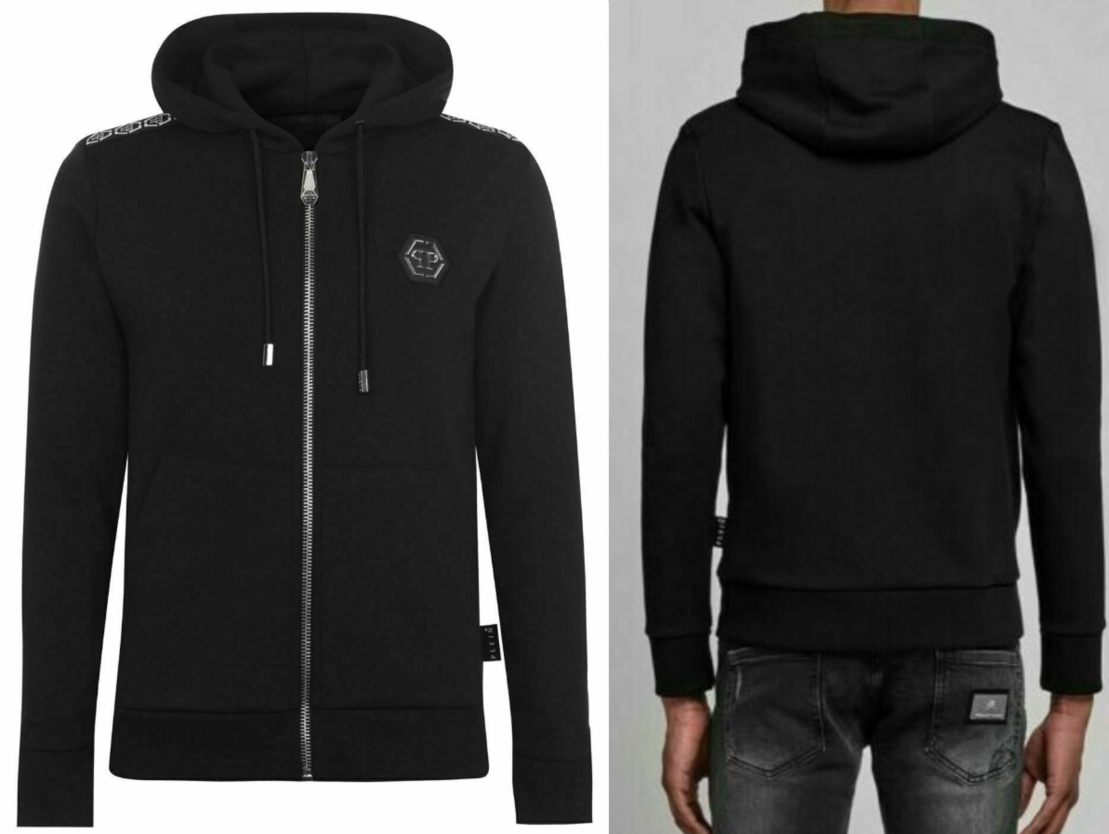 Philipp Plein Hooded Jacket Sweatshirt Hoodie Kapuzenpullover Hoody Sweater 2XL