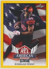 Rashaad Penny - San Diego State Aztecs - 2018 Leaf - GOLD - All-American #AA-11