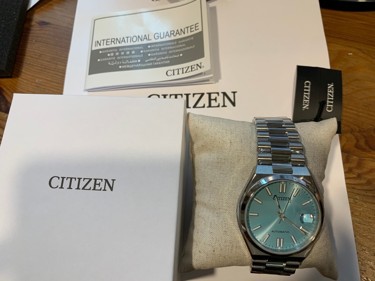 new Citizen Tsuyosa Ø 40m s steel NJ0151-88M ice blue automatic