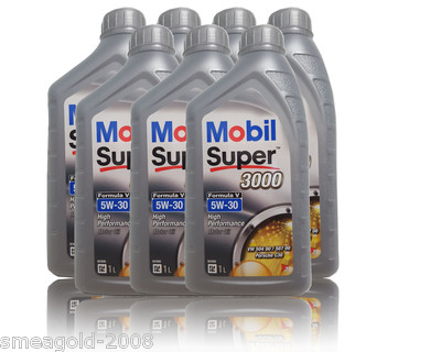 MOBIL SUPER 3000 Formula V 5W-30 VW 504 00 / 507 00 Longlife 3 7 LITER Motoröl
