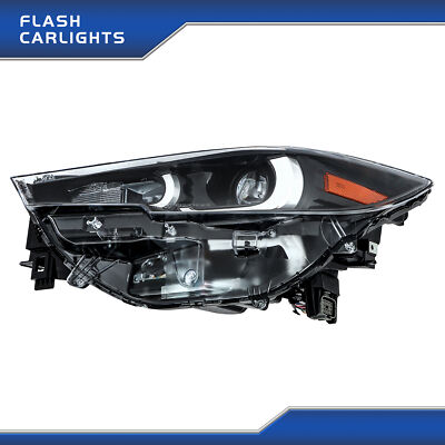 Headlight Black w/o AFS&LED DRL Left Side For Mazda CX-5 2022 2023 2024 Full LED