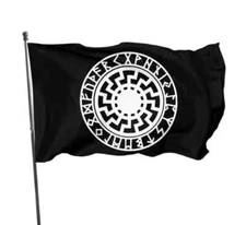  BLACK SUN flag